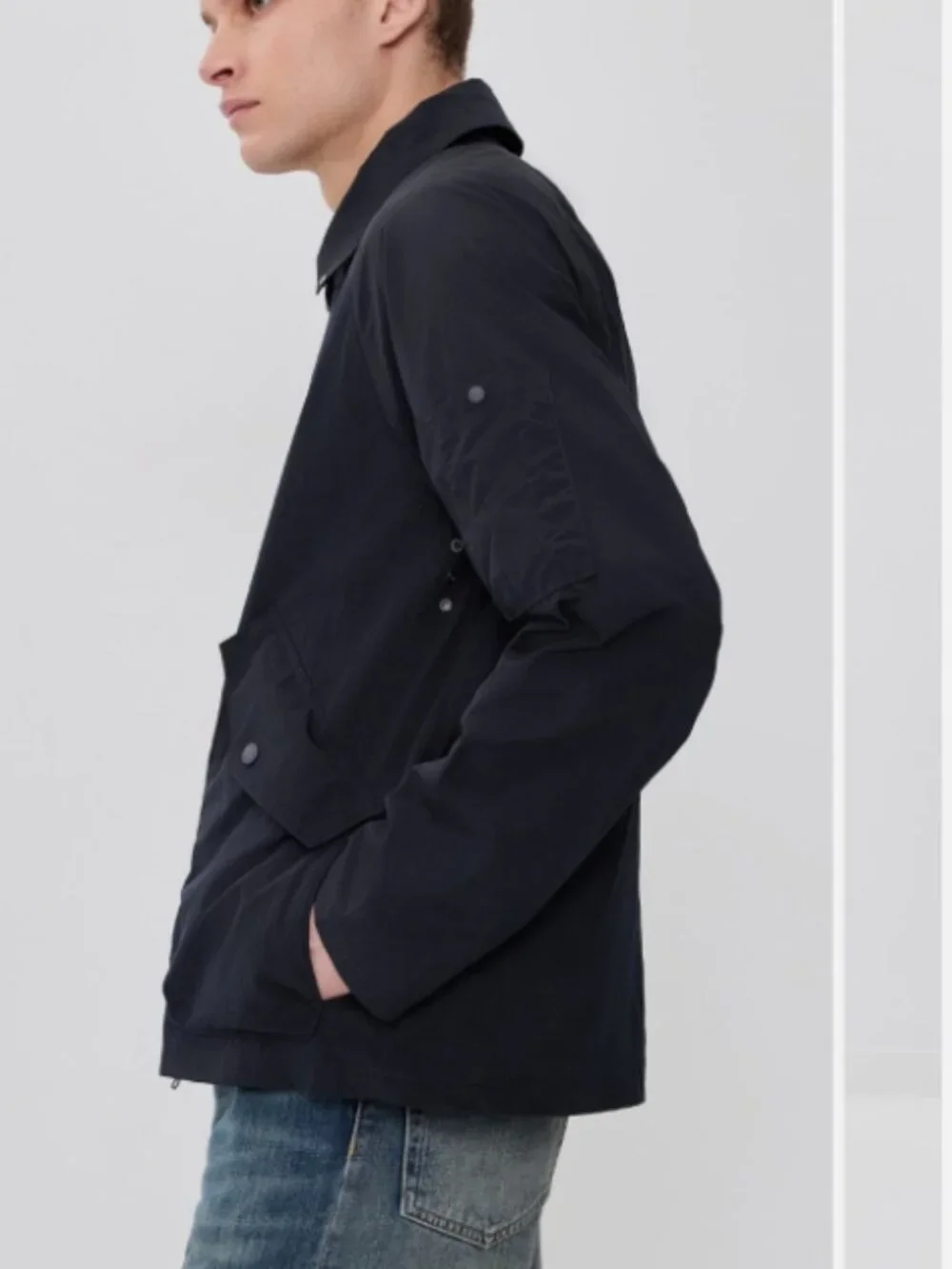 Navy~Barbour Re-Engineered Endurance Casual Jacket MSRP$330 British Heritage